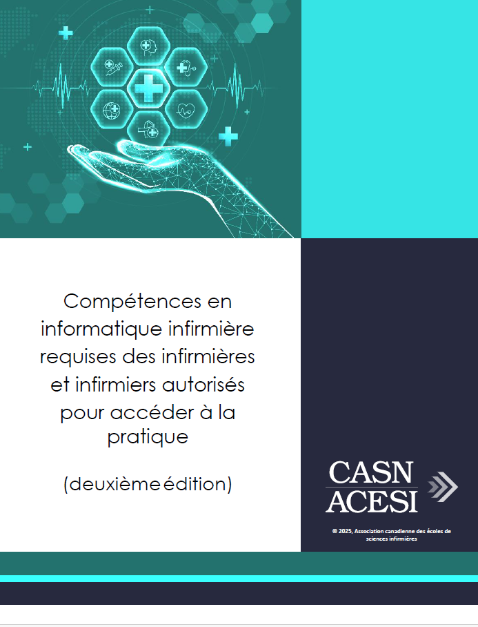 Nursing Informatics Competencies Cover image in french