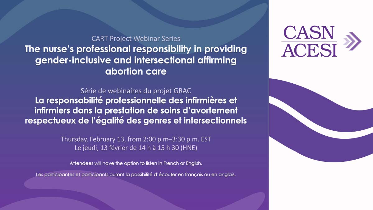 The nurse’s professional responsibility in providing gender-inclusive and intersectional affirming abortion care