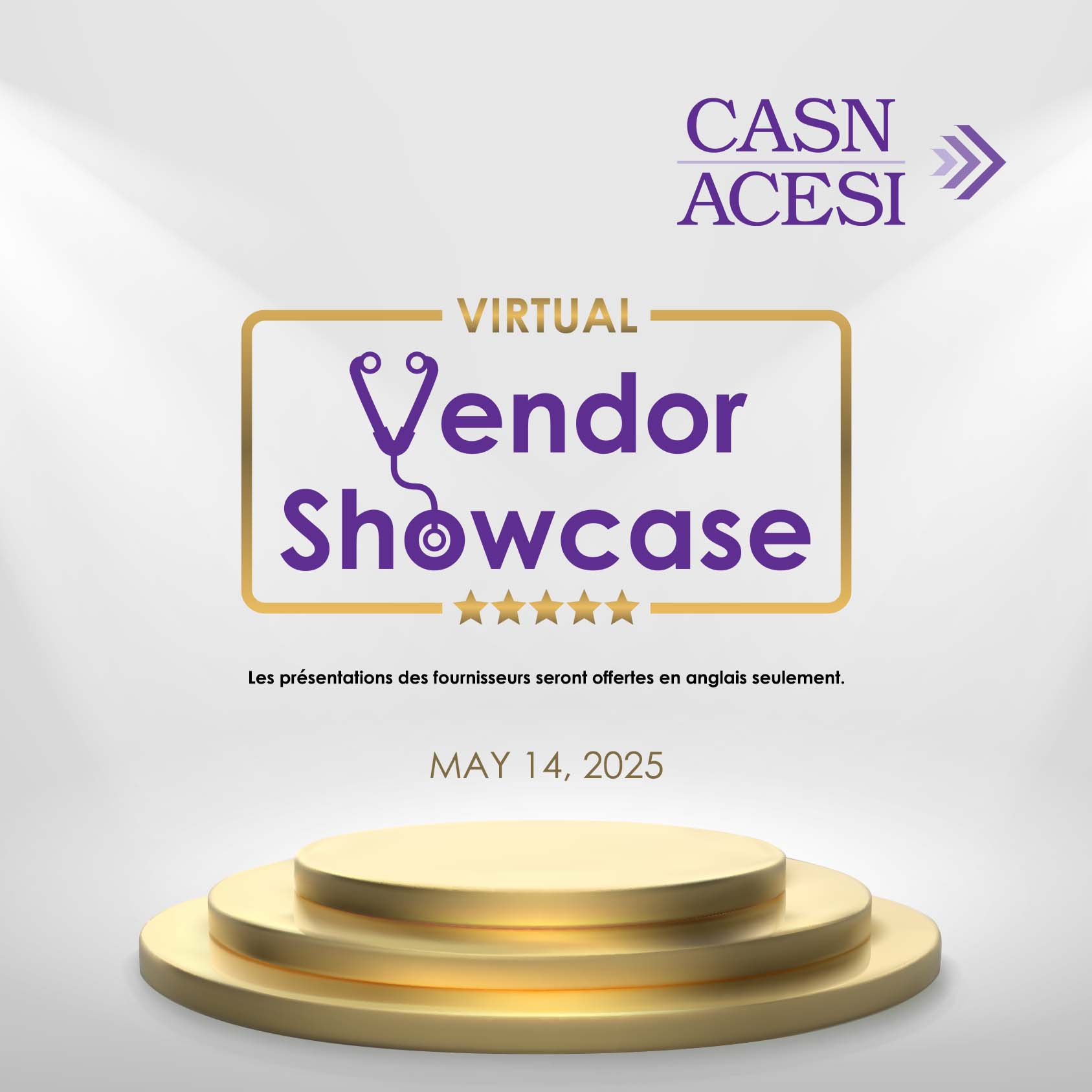 Vendor Showcase advertising graphic