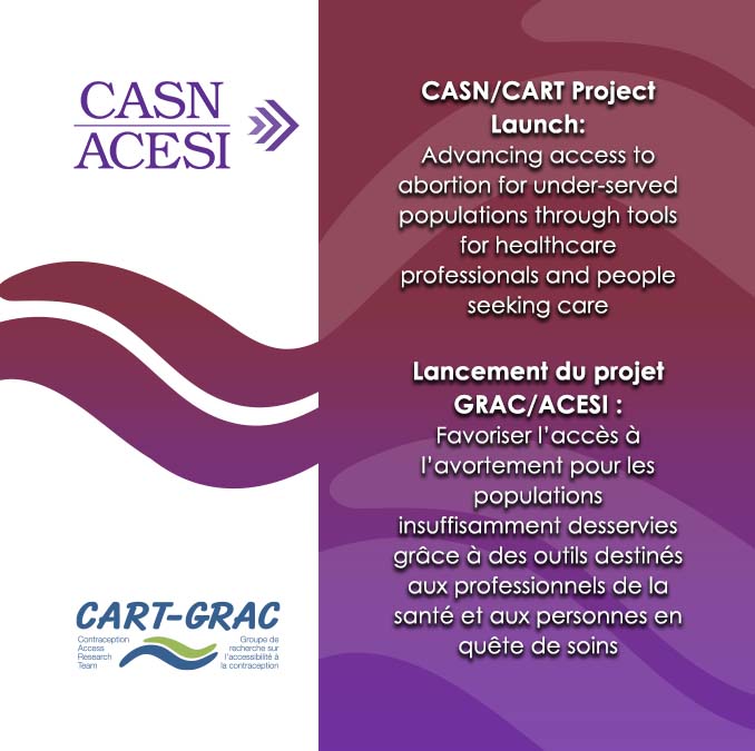 Advancing access to abortion care CART 3.0 project graphic